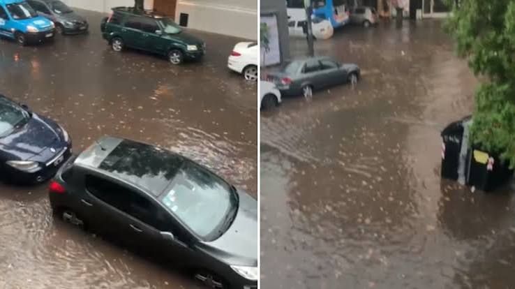 Diluvia en el AMBA: los videos de las inundaciones en la Ciudad y la provincia de Buenos Aires