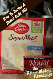 How To Doctor A Boxed Cake Mix Recipe Cake Mix Doctor Box Cake Mix Box Cake Recipes