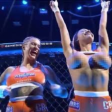 Inked und Karina: MMA-Fighterinnen sorgen für Massen-K.O. im Publikum |  Exxpress