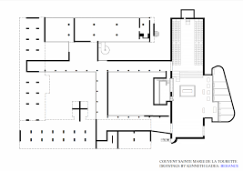 Couvent Sainte Marie De La Tourette Le Corbusier Floor Plans Architect