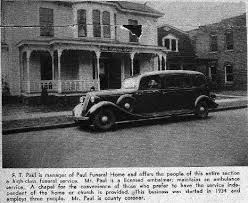 Paul Funeral Home In 1930s Washington Nc Beaufort County Funeral Home Washington