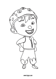 Image result for pics to colour boboiboy paint printable. Boboiboy Smile Coloring Page For Kids Tsgos Com Tsgos Com
