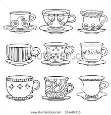 Coffee Cups And Saucers Set Google Search Paginas Para Colorir Paginas Para Colorir Para Adultos Como Fazer Origami