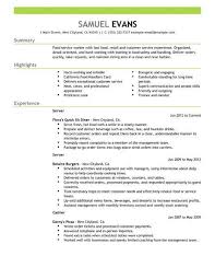 Best Fast Food Server Resume Example Livecareer