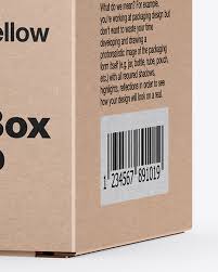 Download Kraft Paper Box Mockup In Box Mockups On Yellow Images Object Mockups