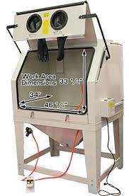 Alc 41389 at $259.99 save $130. Industrial Sand Blast Cabinet 990l With Large Front Opening Build Master Tools