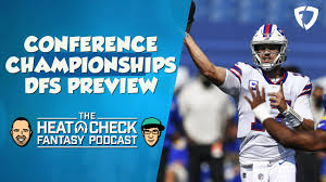 Here are our picks for the best 10 on the internet. Daily Fantasy Football Podcast The Heat Check Conference Championships Preview