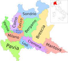 Cartina della campania italiana con le province e la bandiera. Lombardia Wikipedia