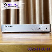 Amply Mini Crown A8: Linh hồn của bộ dàn âm thanh tại gia