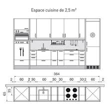 Plan De Cuisine En I De 3m64 Planos De Layout Da Cozinha Medicoes De Cozinha Layouts De Cozinha
