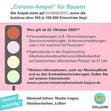 München liegt im dunkelroten bereich, ebenso wie augsburg. Landerspiegel Corona Ampel Stadt Und Landkreis Bayreuth Dunkelrot Oberfranken Frankenpost