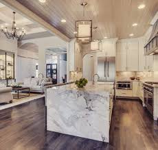 Granite Vs Engineered Quartz For Your Kitchen Countertop Use Natural Stone In 2020 Marble Kitchen Island Modern Marble Kitchen Italian Kitchen Design