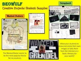 Beowulf Creative Projects Pick From 5 By Danielle Knight Teachers Pay Teachers In 2020 Beowulf Beowulf Lesson Plans Rubrics