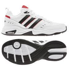 Sportschuhe für herren reduziert online schnell und bequem kaufen egal ob du leidenschaftlicher jogger bist und neue running shoes benötigst oder komfortable hallenschuhe suchst, die dich hervorragend in deiner. Adidas Schuhe Herren Strutter Weiss Grosse 41 Kaufland De