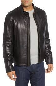 Cole Haan Lambskin Leather Moto Jacket Nordstrom Real Leather Jacket Leather Jacket Men Celebrities Leather Jacket