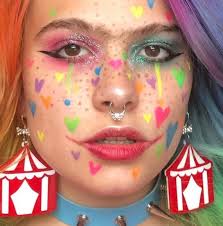 Red & White Circus Tent Earrings: Rhinestone Lever Back Hooks