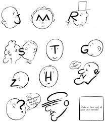 Sadly, once you get stuck, it can be hard to get started again,. Draw Cartoons With Alphabets