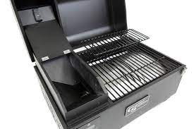 It might be directly on your burner or you might be able to put the pan on the tray. Country Smokers The Traveler Portable Wood Pellet Grill Walmart Com Walmart Com