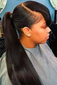 Add height to your hair by backcombing it. Bangs And Ponytail Hairstyles Hair Styles Andrew