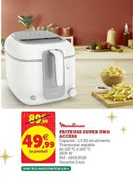 Offre Friteuse Super Uno Access Moulinex Chez Hyper U