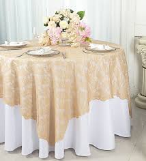 72 Square Lace Table Overlays Champagne 90728 1pc Pk Table Overlays Lace Table Table Cloth