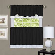 Amazon black and white kitchen curtains. Amazon Com Black And White Kitchen Curtains
