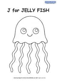 Christmas easter july 4th halloween mother's day st. J For Jellyfish Coloring Page Worksheets For Preschool Kindergarten Grade Art And Craft Worksheets Schoolmykids Com