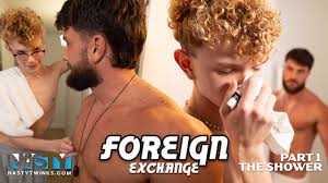 New Feature! Foreign Exchange Teaser! Part 1 - The Shower - Noah Frost  Arrives from Russia Hoping to Take in America