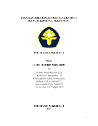 Secara definisi, programmable logic controller ( plc ) adalah suatu rangkaian micro controller yang terdiri dari beberapa bagian, yaitu cpu, memory, data register, internal relay, input / output counter dan timer yang terintegrasi dalam satu perangkat. Pdf Programable Logic Controller Plc Sebagai Kontrol Sekuensial
