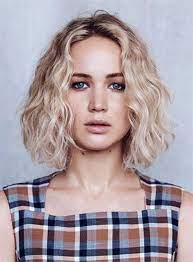 Short Loose Curly Middle Part Bob Human Hairstyle Lace Front Wig 12 Inches Wavy Bob Hairstyles Short Hair Styles Curly Hair Styles