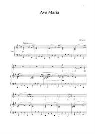 Измучены мы тяжким горем, и ложем служит нам скала над этим ave maria! Ave Maria By G Caccini Sheet Music On Musicaneo