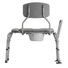Nova Padded Transfer Bench With Commode Bellevue Healthcare
