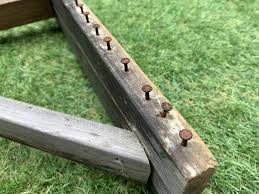 自作トンボの作り方【お庭の人工芝やレンガDIYの整地作業に】