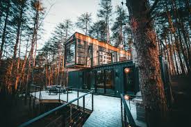 Une Maison Container Au Coeur De La Foret Planete Deco A Homes World Container House Hocking Hills Cabins Container Cabin