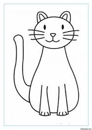 Printable Cat Coloring Pages For Kids Printable Coloring Pages For Kids Easy Coloring Pages Kids Printable Coloring Pages Cat Coloring Page