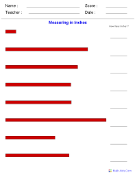 Measurement Worksheets Dynamically Created Measurement