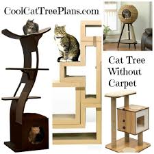 Diy modern cat scratching post: Best Cat Tree Without Carpet Ideas Cool Cat Tree Plans