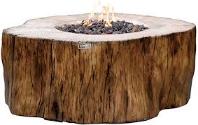 Fire pit which contains an electronic ignition system. Buy Elementi Manchester Outdoor Firepit Table 42 Inches Rectangular Fire Pit Concrete Patio Heater Electronic Ignition Backyard Fireplace Cover Lava Rock Included Liquid Propane Online In Indonesia B07tvvs88q