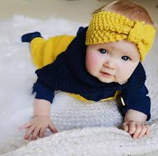 Baby Haarband Gebreid Okergeel One Size Gebreid Haarband Baby Nieuwe furry winter warme zachte haar scrunchies warm elastische haarband vrouwen meisjes paardenstaart houder haar rubber band haar accessoires. baby haarband gebreid okergeel one size