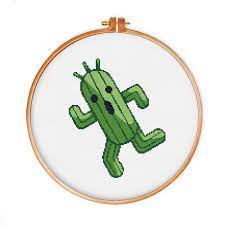 Why stick with the ordinary when the extraordinary is so close at hand?all of our cross stitch designs are patterns only. Cactuar Digital Download Geek By Stitches Of Creation On Zibbet