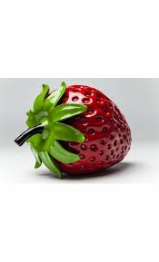 Achetez Votre Statue Fraise Noir Mat Et Argent 30 Cm Classy Pas Cher Chez Loft Attitude Noir Mat Fraise Statue