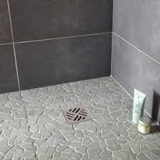 Galets Sol Et Mur Opus Gris Leroy Merlin Sol Douche Italienne Carrelage Douche Italienne Douche Italienne