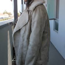 A winter jacket with thick layers keeps away the cold winds. Stradivarius Jackets Coats Faux Suede Biker Jacket Beige Poshmark