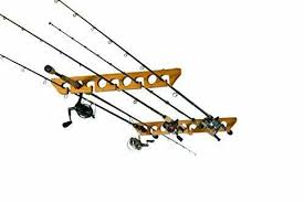 Its spacious interior can be split into two rooms with the included divider. Cabela S 5 Rod Wood Horizontal Rack Fishing Pole Wall Storage Garage Cabin For Sale Online Ebay