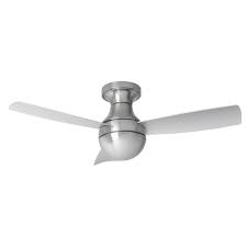 The westinghouse comes in three different colors: Orb 3 Blade 54in Smart Compatible Flush Mount Ceiling Fan In Brushed Nickel With Remote Control Overstock 30981936