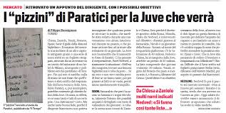 Nello stesso foglietto paratici aveva segnato pure il nome di nicolò zaniolo, giocatore che d'altronde piace molto al direttore sportivo bianconero, mentre era dato in uscita miralem pjanic la cui cessione. La Lista Di Paratici Calciomercato Giulemanidallajuve Forum