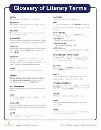 Literary Devices Worksheet Pdf Inspirational Literary Elements Worksheet High School The Best C In 2020 Literary Terms Teaching Literary Elements Teaching Literature