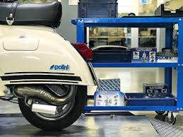 Work In Progress Polini Madeinitaly Vespa Scooter Moped Tuning Scootertuning Exhaustsystem Muffler Marmitt Vespa Tuning Scooter Garage Vespa