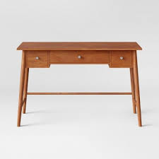 Amherst Wood Writing Desk With Drawers Brown Project 62 Target