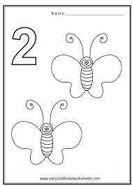 نتيجة بحث الصور عن Number 2 Worksheets Numbers Preschool Numbers Preschool